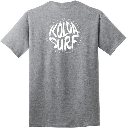 Koloa Circle Text Logo Cotton T-Shirts in Regular, Big and Tall Sizes in Kuwait