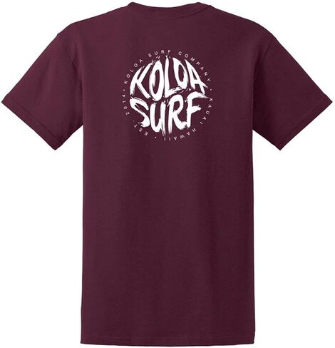 Koloa Circle Text Logo Cotton T-Shirts in Regular, Big and Tall Sizes in Kuwait