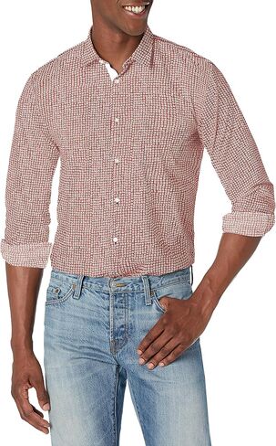BOSS Men's All Over Pattern Button Down Shirt in Saudi Arabia