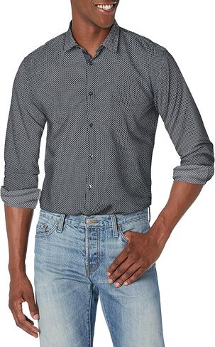 BOSS Men's All Over Pattern Button Down Shirt in Saudi Arabia