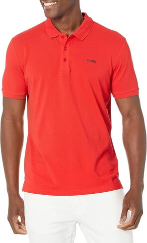 HUGO Men's Regular Fit Reversed Logo Short Sleeve Polo Shirt in Saudi Arabia