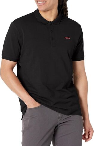HUGO Men's Regular Fit Reversed Logo Short Sleeve Polo Shirt in Saudi Arabia