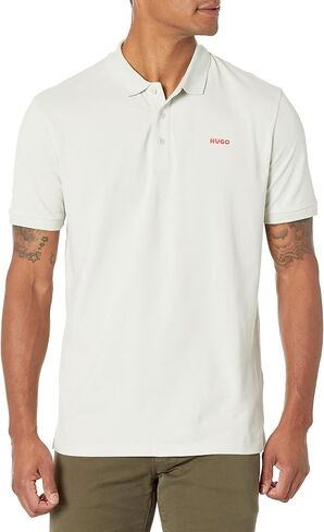 HUGO Men's Regular Fit Reversed Logo Short Sleeve Polo Shirt in Saudi Arabia
