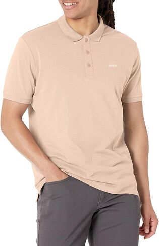 HUGO Men's Regular Fit Reversed Logo Short Sleeve Polo Shirt in Saudi Arabia