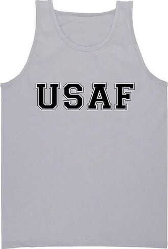 USAF Air Force Tank Top - Military Style Physical Training Tank in Gray in Saudi Arabia