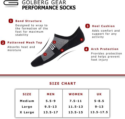 Unisex No Show Socks - Low Cut Casual Cotton Socks - Multiple Sizes and Colors - Non-Slide Socks in Saudi Arabia