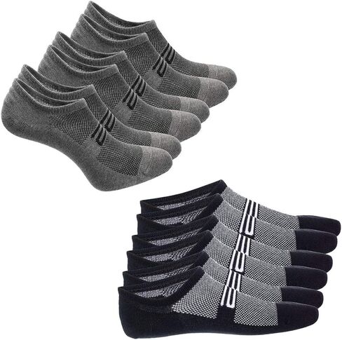 Unisex No Show Socks - Low Cut Casual Cotton Socks - Multiple Sizes and Colors - Non-Slide Socks in Saudi Arabia