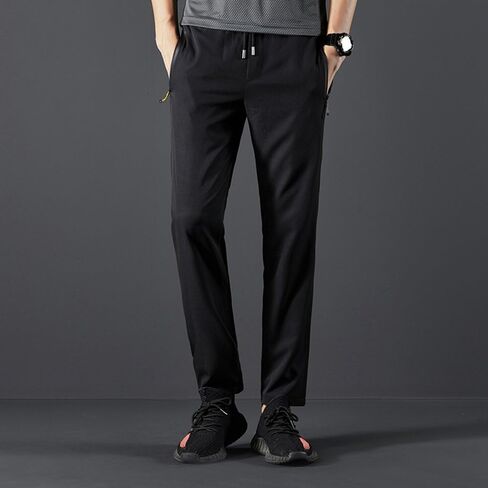 Rdruko Men's Casual Pants Lightweight Quick Dry Hiking Running Workout Outdoor Sports Sweat Pants in Kuwait