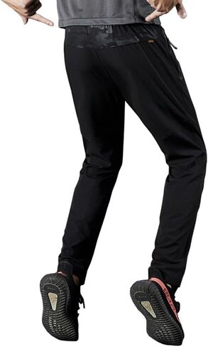 Rdruko Men's Casual Pants Lightweight Quick Dry Hiking Running Workout Outdoor Sports Sweat Pants in Kuwait