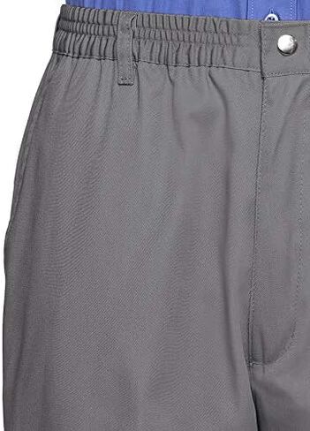 AKA Wrinkle Free Men's Full Elastic Waist Twill Casual Pant in Kuwait