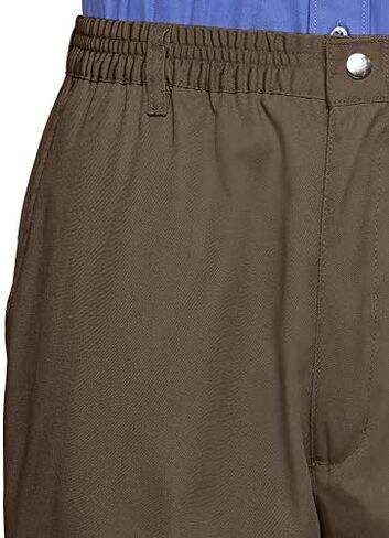 AKA Wrinkle Free Men's Full Elastic Waist Twill Casual Pant in Kuwait