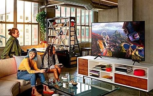 Samsung QN82Q60RAFXZA Flat 82-Inch QLED 4K Q60 Series (2019) Ultra HD Smart TV with HDR and Alexa Compatibility in Saudi Arabia