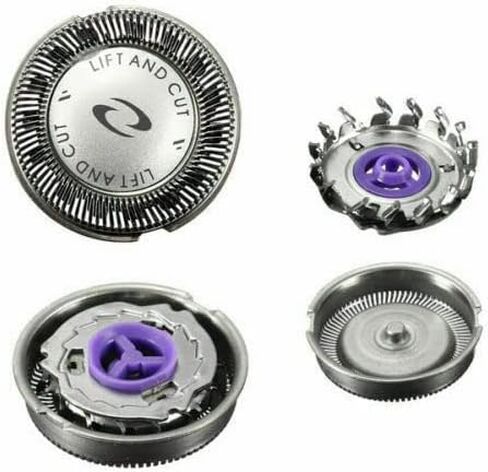 3 عبوات رؤوس استبدال ماكينة الحلاقة HQ56 من رؤوس الحلاقة الكهربائية المتطورة للرجال شفرات بديلة متوافقة مع شفرات حلاقة فيليبس نوريلكو برأس مزدوج in Kuwait