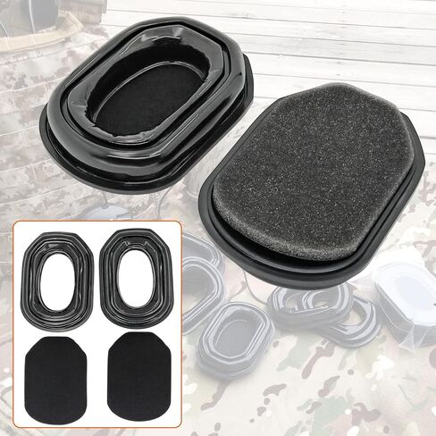 Gel Ear Cushion Softer Silicone Earpads with Sponge Plate Replacement Compatible for Walkers Razor Electronic Muffs in Kuwait