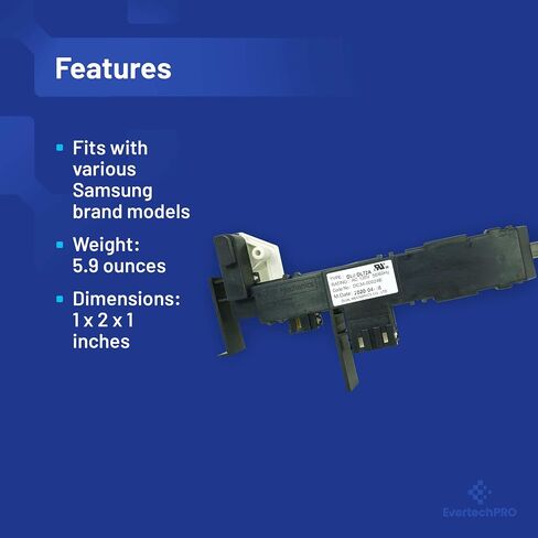 EvertechPRO غسالة الباب التبديل الجمعية لاستبدال سامسونج DC34-00024B 2754507 in Saudi Arabia
