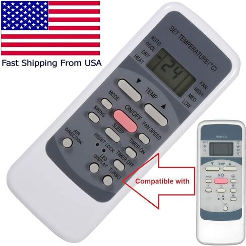 CHOUBENBEN Replacement for Danby Air Conditioner Remote Control DPA100CB5 DPA100CB5BP DPA110B2WDD DPA110CB5 DPA110CB5BP DPA120B1 DPA120B1WB DPA120B3 DPA120B3WDB DPA120CB5 DPA120CB5WP in Saudi Arabia
