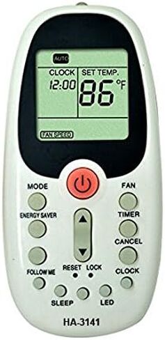 YING RAY Replacement for Impecca Window Air Conditioner Remote Control for Model IWA-15KSFP IWA-12KSFP IWA-10KSFP IWA-08KSFP IWA-10KR IWA-06KSP IWA-05KSP IWAH08-KRA IWAH12-KRB in Saudi Arabia