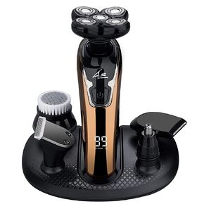 Electric Razors for Men Cordless Rechargeable, Head Shavers for Bald Men, 6 in 1 Grooming Kit, Shaving Machine with Charging Station, by Sceafunny in Kuwait