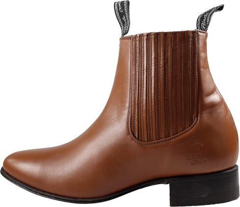 El Canelo Men's Ankle Boots Botines Charros Deer Leather in Saudi Arabia