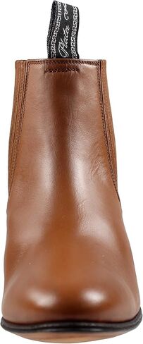 El Canelo Men's Ankle Boots Botines Charros Deer Leather in Saudi Arabia