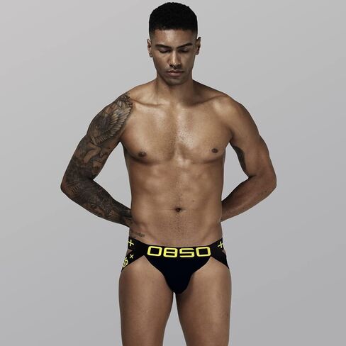 Men's Sexy Jockstrap Athletic Supporter Breathable Cotton Thong Performance Waistband Pouch Underwear in Saudi Arabia