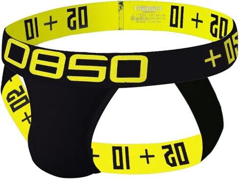 Men's Sexy Jockstrap Athletic Supporter Breathable Cotton Thong Performance Waistband Pouch Underwear in Saudi Arabia
