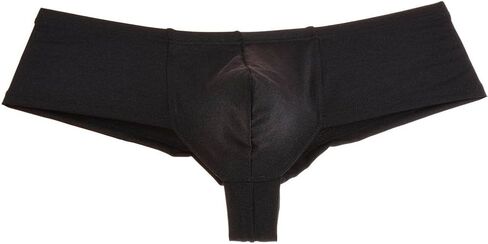 Jaxu Men's Elastic Spandex Thong Boxer Shiny Boxers Briefs Guys Pants Sexy Men Pouch Underwear in Kuwait