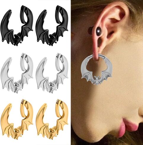 Vankula Ear Hanger Weights for Stretched Ears Gauges Stainless Steel Ear Plugs Stretching Kit Fashion Body Jewelry in Saudi Arabia