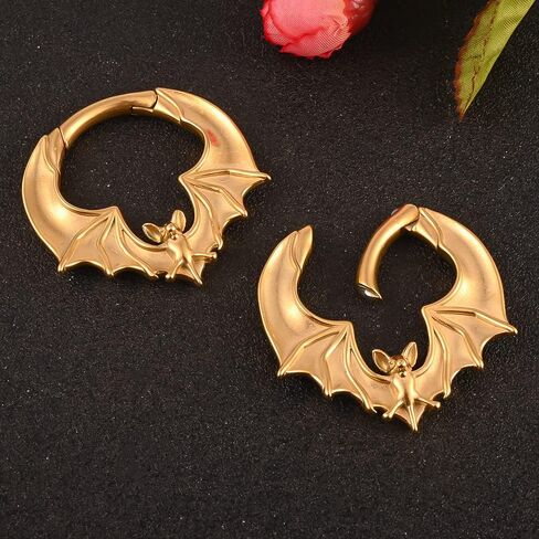 Vankula Ear Hanger Weights for Stretched Ears Gauges Stainless Steel Ear Plugs Stretching Kit Fashion Body Jewelry in Saudi Arabia