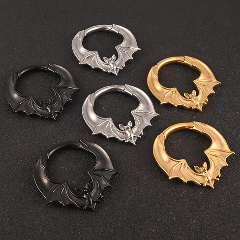Vankula Ear Hanger Weights for Stretched Ears Gauges Stainless Steel Ear Plugs Stretching Kit Fashion Body Jewelry in Saudi Arabia