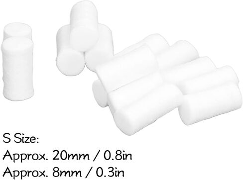 Hozee Nampons for Nose Bleeds, Children Nosebleed Stop Plugs, Soft Nosebleed Cotton Rolls for Home Ourdoor, Nose Bleed Stopper, in Saudi Arabia