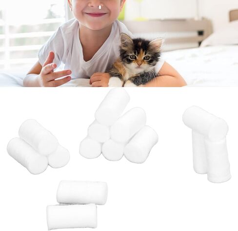 Hozee Nampons for Nose Bleeds, Children Nosebleed Stop Plugs, Soft Nosebleed Cotton Rolls for Home Ourdoor, Nose Bleed Stopper, in Saudi Arabia