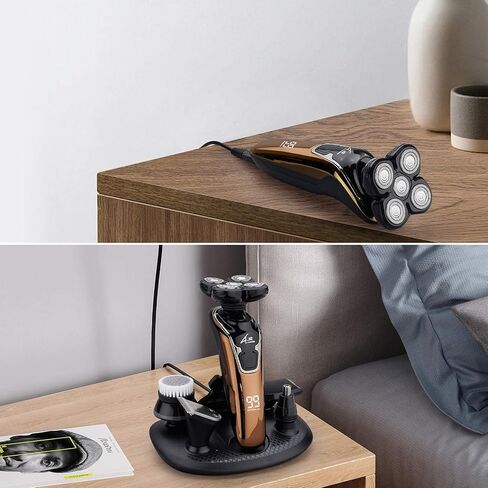 Electric Razors for Men Cordless Rechargeable, Head Shavers for Bald Men, 6 in 1 Grooming Kit, Shaving Machine with Charging Station, by Sceafunny in Kuwait
