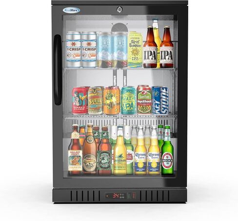 KoolMore BC-2DSW-SS Refrigerator, Double Door, Stainless Steel in Kuwait