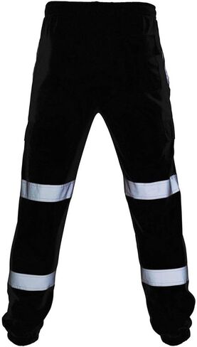 WENKOMG1 Mens Hi Vis Work Pants,Neon Color Reflective Construction Trousers High Visibility Bottoms for Men in Saudi Arabia