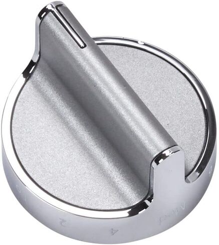 Whirlpool W10766544 Control Knob, Stainless Steel in Saudi Arabia