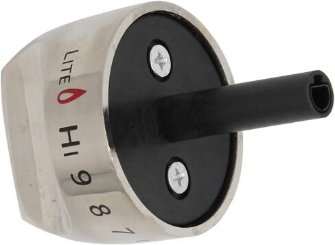 4 Pack Control Knob Assembly WB03K10265 Stainless Steel Replacement for General Electric CGS980SEM1SS Gas Range in Saudi Arabia