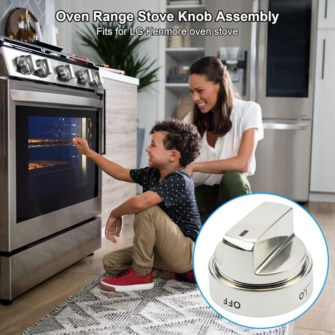 AEZ73453509 مقابض موقد غاز الفرن تناسب LG Kenmore استبدال عالمي AEZ72909008 AP5669773 2347547 PS7321756 5Pack in Saudi Arabia