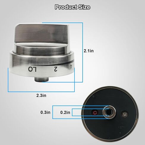 AEZ73453509 مقابض موقد غاز الفرن تناسب LG Kenmore استبدال عالمي AEZ72909008 AP5669773 2347547 PS7321756 5Pack in Saudi Arabia