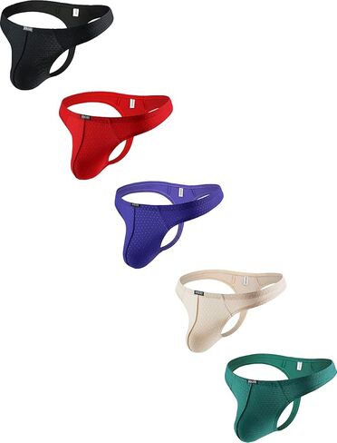 IKINGSKY Men's Stretch Thong Sexy Low Rise T-back Underwear for Men in Saudi Arabia