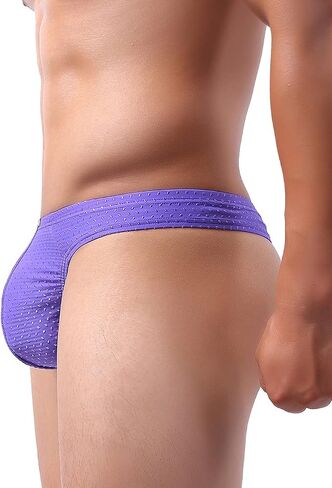 IKINGSKY Men's Stretch Thong Sexy Low Rise T-back Underwear for Men in Saudi Arabia