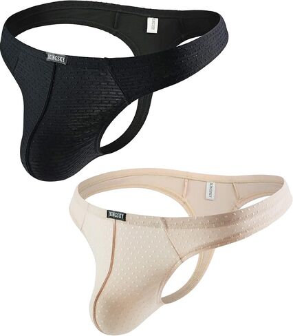 IKINGSKY Men's Stretch Thong Sexy Low Rise T-back Underwear for Men in Saudi Arabia