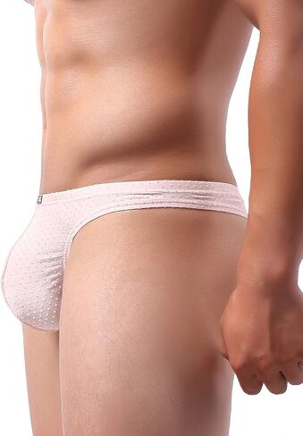 IKINGSKY Men's Stretch Thong Sexy Low Rise T-back Underwear for Men in Saudi Arabia