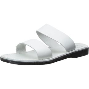 Jerusalem Sandals Aviv - Leather Double Strap Sandal - Tan