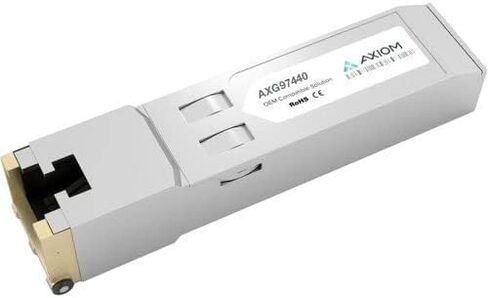 Axiom AXG97440 SFP+ transceiver Module (Equivalent to: Ubiquiti UF-RJ45-10G) - 10 GigE - 10GBase-T - RJ-45 - up to 98 ft - TAA Compliant in Saudi Arabia