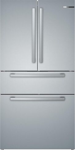 Bosch 800 Series B36CL80SNS 36 Inch Smart Freestanding Counter Depth 4 Door French Door Refrigerator with 20.5 cu. ft. Total Capacity in Stainless Steel (Bar Handle) in Saudi Arabia