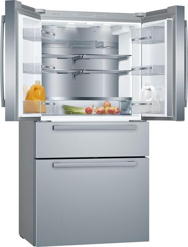 Bosch 800 Series B36CL80SNS 36 Inch Smart Freestanding Counter Depth 4 Door French Door Refrigerator with 20.5 cu. ft. Total Capacity in Stainless Steel (Bar Handle) in Saudi Arabia