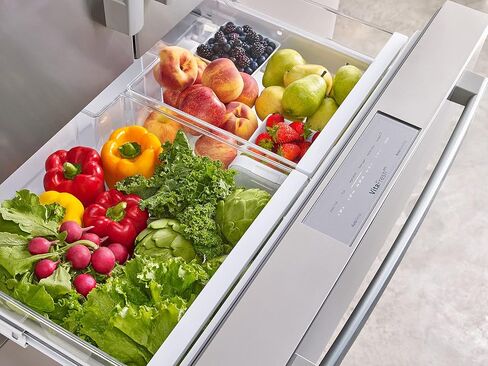 Bosch 800 Series B36CL80SNS 36 Inch Smart Freestanding Counter Depth 4 Door French Door Refrigerator with 20.5 cu. ft. Total Capacity in Stainless Steel (Bar Handle) in Saudi Arabia