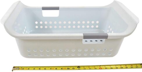 GE WR71X28049 Refrigerator Freezer Basket, Lower Genuine Original Equipment Manufacturer (OEM) Part in Saudi Arabia