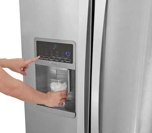 Kenmore Elite 51773 28 cu. ft. Side-by-Side Refrigerator with Accela Ice Technology in Stainless Steel in Kuwait
